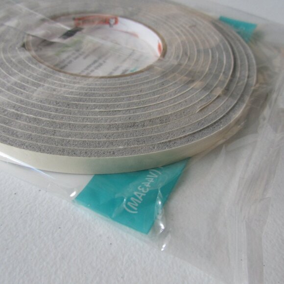 Simply Conserve 3 Packs Adhesive Foam Tape Energy Saving Self-Stick Weatherstrip - Picture 5 of 6